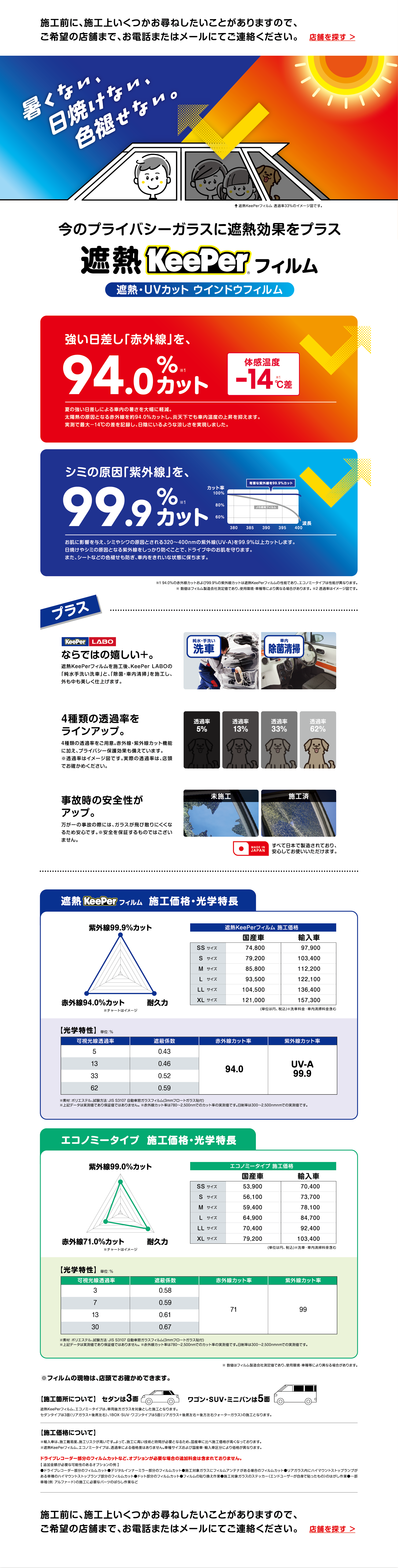遮熱KeePerフィルムについて